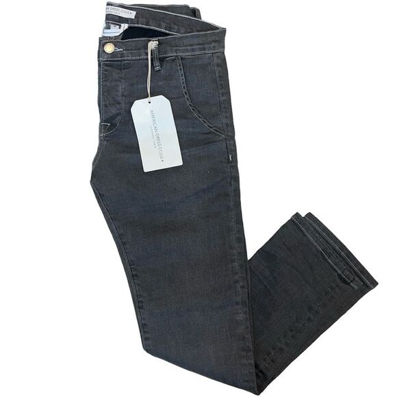 American Dress Code Legendary Denim Cropped Jeans In Gray - Picture 5 of 5